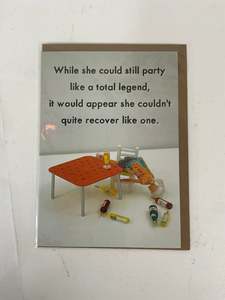 Books And Stationery: Card - Still Party