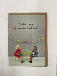 Books And Stationery: Card - You Had Me At: