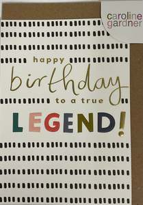 Card - True Legend - Birthday Card