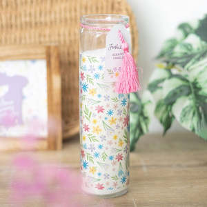Candles And Holders: Candle - Spring Floral