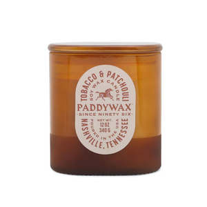 Candles And Holders: Candle - Vista - Tobacco and Patchouli