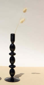Candles And Holders: Candlestick - Blown Glass