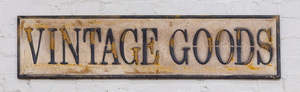 Sign - Vintage Goods