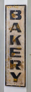 Signs: Sign - Bakery Metal