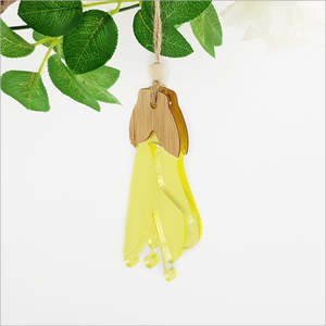 Aotearoa: Hanging Ornament - Yellow Kowhai