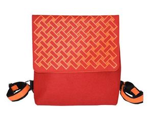 Aotearoa: Backpack - Eco Felt Red Flax