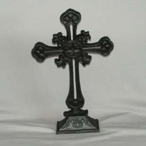 Decor: Black Cross on Base