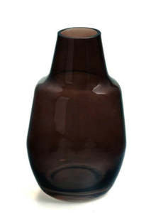 Vase - Franco Brown Glass