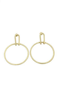 Accessories: Earrings - Loophole Gold