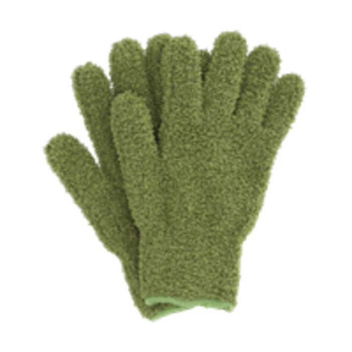 Earth And Blooms: Plant Dust Glovers - Green