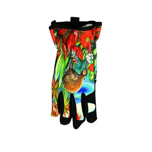 Gardening Gloves - Kiwi Birds in Bush Art