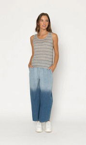 Blacklist: Anthe Top | Grey Stripe