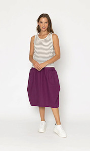 Blacklist: Anthe Top | White Stripe