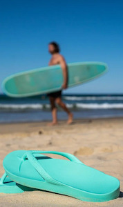 Footwear: Archies Arch Support Jandals - Mint