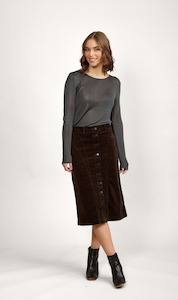 Skirts: Koa Cord Skirt