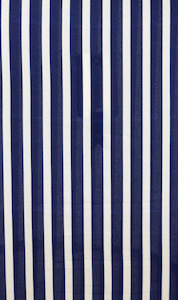 Cocoon Dress | Navy Stripe