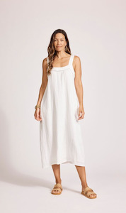 Dresses: Miramar Tank Maxi Dress | White