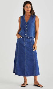 Skirts: Sabine Denim Skirt