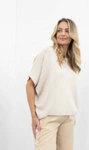 Knitwear: Ella Summer Knit | Champagne