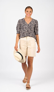 Spin Short | Natural Denim