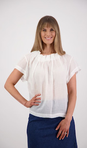 Pia Top | White