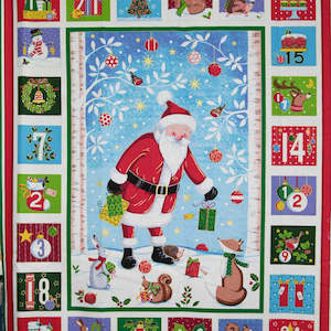 Merry Christmas Advent Calendar Panel
