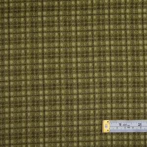 Cotton: Woolies Flannel Green Check