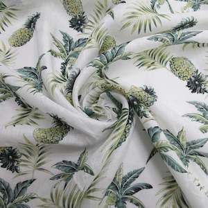 Linen: Pineapple Print