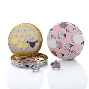 Christmas Presents: Knitting Accessories Gift Tin
