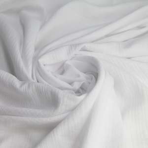 Fabric White: Double Muslin - White