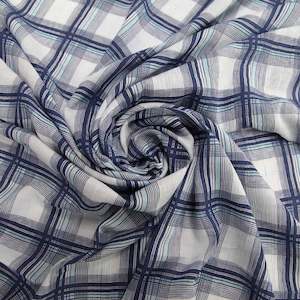 Fabric Blue: Cotton Voile - Blue Check