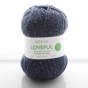 Yarn: Loveful 100% recycled Tweed Blend