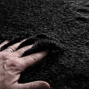 Fabric: Faux Fur Squares - Soirée