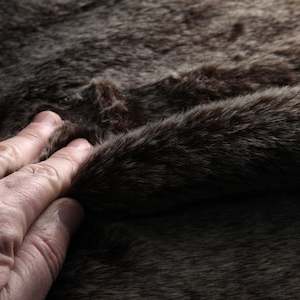 Faux Fur Strips - Chocolate