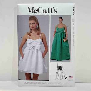 Mccalls Sewing Patterns: M8581 Misses and Womens Evening Dress