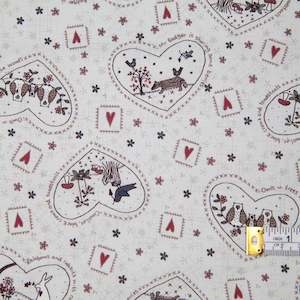 Lynette Anderson Fabrics: Corner of the woods Warm Cream