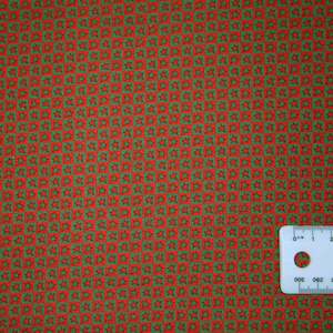 Lynette Anderson Fabrics: 3 Wise Penguins -Red/Gold Check