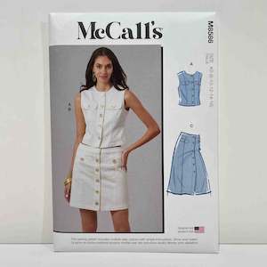Mccalls Patterns Tops: M8586 Misses Skirt and Top