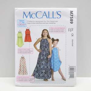 M7589 Childrens Dresses