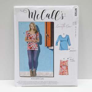 Mccalls Patterns Learn To Sew: M7322 Misses Tops