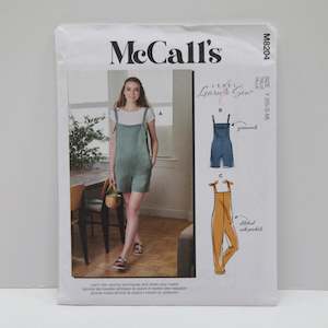 Mccalls Patterns Learn To Sew: M8204 Misses Overalls