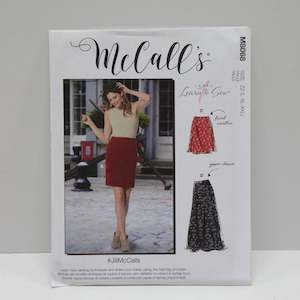 Mccalls Patterns Learn To Sew: M8068 Misses Skirts