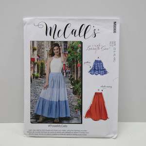 Mccalls Patterns Learn To Sew: M8066 Misses Skirts