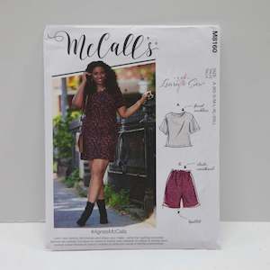 Mccalls Patterns Learn To Sew: M8160 Misses and Petite Top, Dress, Shorts and Pants