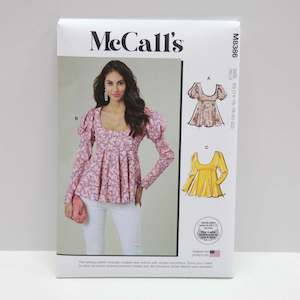 Mccalls Patterns Petite: M8386 Misses Tops