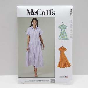 M8384 Misses Shirt Dreses