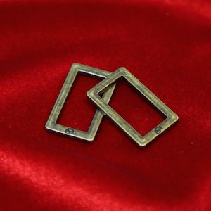 Rectangle Rings 1" Flat Metal