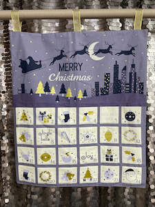 Grey/Gold Advent Calendar - Ready Made