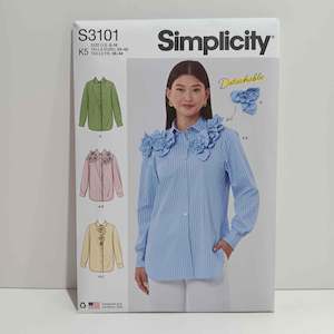 Simplicity Patterns Tops: S3101 Misses Shirt