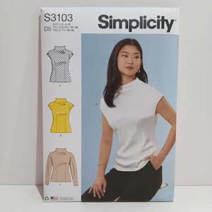 Simplicity Patterns Tops: S3103 Misses Tops